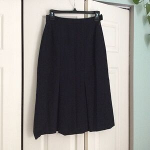 Burberry Navy Blue Skirt